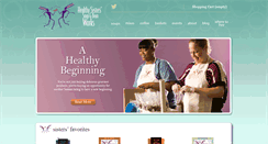 Desktop Screenshot of healthysisters.org
