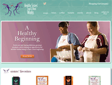 Tablet Screenshot of healthysisters.org